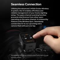 Gambar Godox X3 TTL Touchscreen Wireless Flash Trigger for Sony Canon Nikon Fujifilm X3-C X3-S X3-N X3-F - CANON dari Astra Foto undefined 5 Tokopedia