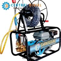 Gambar Alat doorsmeer/ Mesin steam jet pencuci mobil Shinsegae GX160 + Sprayer Shinsegae 22 (komplit selang 25 meter + gun) dari Central Diesel Mdn undefined 1 Tokopedia