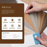 Gambar Lantai Vinyl YOURA 2mm (1 box isi 3,34 m2 isi 24 lembar) - Rustic Brown - Candy Brown dari 24ers Store Intr undefined 3 Tokopedia