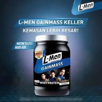 Gambar PREMIUM L-Men Gain Mass Chocolate 800gr Whey Protein Gainmass Gainer Lmen dari Lumintu Jaya Beton undefined 2 Tokopedia