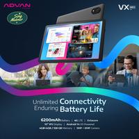 Gambar ADVAN Tab VX Neo (4GB+4GB/128GB) 10.1" IPS Screen Tablet Android 14 6200 mAh Dual Sim Card Garansi 1 Tahun dari singmakmur undefined 1 Tokopedia