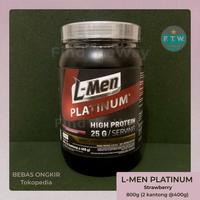 Gambar PREMIUM L-MEN PLATINUM 800gr Strawberry - 25g protein LMEN L Men Keller dari Lumintu Jaya Beton undefined 1 Tokopedia