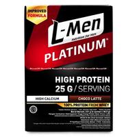 Gambar PREMIUM L-Men Platinum 231gr High Protein Choco Latte Calcium From Whey Lmen S dari Lumintu Jaya Beton undefined 1 Tokopedia