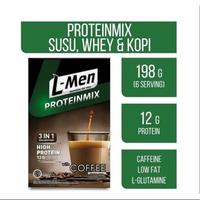 Gambar PREMIUM L-Men Lmen Proteinmix 3in1 Susu Whey Protein Kopi Energi Isi 6 Sachet dari Lumintu Jaya Beton undefined 2 Tokopedia