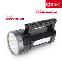 Gambar AOKI Senter Multifungsi 60W+16SMD Baterai lhitium li-po 8000mAh lampu lentera lampu darurat dari DISTRO SENTER undefined 5 Tokopedia