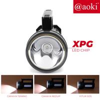 Gambar AOKI Senter Multifungsi 60W+16SMD Baterai lhitium li-po 8000mAh lampu lentera lampu darurat dari DISTRO SENTER undefined 2 Tokopedia