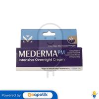 Gambar MEDERMA PM INTENSIVE OVERNIGHT ACNE SCARS CREAM 20 GRAM TUBE dari Apotek Merapi Mandiri by GoApotik undefined 1 Tokopedia