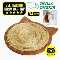Gambar Papan garukan kucing tempel mainan kucing cakaran scratcher portable dari Kicau Mart Official undefined 1 Tokopedia