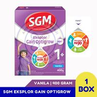 Gambar Sgm Eksplor Gain Optigrow 1+ Plus Rasa Vanila 400 Gram 1 Box dari SunHee TaeYang undefined 1 Tokopedia