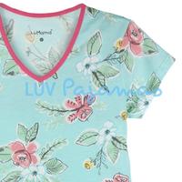 Gambar LuMama Baju Tidur Wanita Daster Motif / LM0251 1821 - Flower Blue, L dari Luv Pajamas undefined 2 Tokopedia