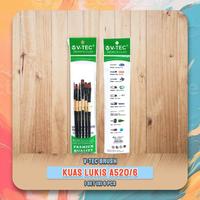 Gambar Kuas V-TEC tipe A520/ 6 SET / Kuas Lukis VTEC / Brush for Watercolor Acrylic, Oil / 6 Ukuran V Tec No. 3 No. 0 No. 7 No. 4 No. 4 No. 10 dari Grosir ATK Stationery undefined 2 Tokopedia
