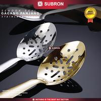 Gambar SUBRON Sendok Saji Lauk Sayur Centong prasmanan Lubang Non Lubang 28CM 32CM 37CM Stainless Silver Gold - 11 Non Lbg Silver dari SUBRON KITCHENWARE undefined 4 Tokopedia