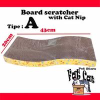 Gambar Garukan kucing cat scratcher tempat cakar kucing dari Fat Cat Pet Store BGR undefined 1 Tokopedia