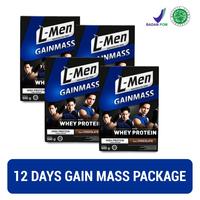 Gambar 12 Days Gain Mass Package: L-Men Gain Mass Chocolate 500Gr Tbk dari Mrs Mimosa undefined 5 Tokopedia