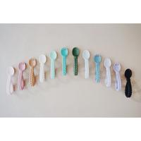 Gambar Itzy Ritzy Sweetie Spoons Silicone Baby Fork + Spoon | Alat Makan Bayi dari Mommy id undefined 1 Tokopedia