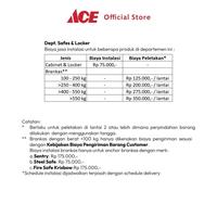 Gambar Ace Krisbow Lemari Arsip Kantor Besi Digital Lock 4 Rak dari A&S Sejahtera undefined 5 Tokopedia