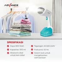 Gambar Setrika Uap Genggam Advance STK-800 Garment Steamer Vertikal - Red dari Surya Mitra Online undefined 5 Tokopedia