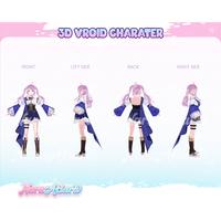 Gambar Vroid 3D Siap Streaming Karakter Profesional Untuk Vtuber Anda, Vtuber 3D Model, Vroid Karakter Digital, Model Vroid Untuk Animator - Karakter Grey Braided Hair Loli Anime Girl Original dari hanafaihalikhasari undefined 2 Tokopedia