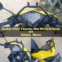 Gambar PAKET Breket+Visor 40cm V1 YAMAHA MX | MX NEW | MX KING Variasi MX Mx Modifikasi MX touring - Breket+Visor, Putih (Clear) dari nawangknalpot undefined 2 Tokopedia