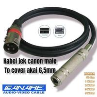 Gambar Kabel Audio Adapter/Sambungan CANARE Jack XLR Canon Male to Cover Akai TRS 6.5mm Female Panjang 1 sampai 5 Meter dari cakcakbeyreum293 undefined 3 Tokopedia