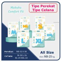 Gambar NEW PRODUCT MAKUKU COMFORT FIT NB 32 / S 30 / M 28 / L 26 / XL 24 / XXL 22 dari Sukawati. undefined 2 Tokopedia