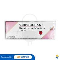 Gambar VERTIGOSAN 6 MG BOX 50 TABLET dari Apotek Sehat Abadi by GoApotik undefined 1 Tokopedia