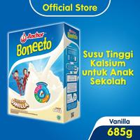 Gambar Boneeto Susu Bubuk Anak Sekolah Creamy Vanilla 685g - Nutrisi Pertumbuhan Anak untuk Daya Pikir dan Tubuh Aktif dari Kencana Swalayan_NEW undefined 1 Tokopedia