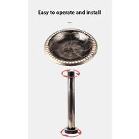 Gambar II 1pcs Outdoor Freestanding Birdbaths Bowl Garden Bird Feeder Batht dari Inovasi Interiors undefined 5 Tokopedia