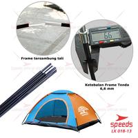 Gambar SPEEDS Tenda Camping Gunung Mendaki Army Dome 2-3 Orang Dengan Alas Tenda Anti Air 018-13 - 41 KUNIN dari Toko Patra sell undefined 5 Tokopedia