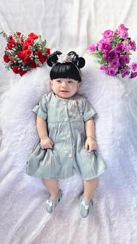 Gambar GWENCANA TENCEL DRESS Baju Dress Pakaian Anak Cewek Perempuan Lucu Murah Terlaris Cod Babee Baby Shop dari SAHARA STORE. undefined 2 Tokopedia