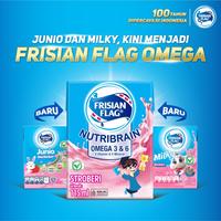 Gambar Frisian Flag Omega Susu UHT Strawberry Stroberi 115 ml isi 6 pcs dari TheKribstore undefined 2 Tokopedia