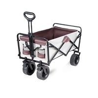 Gambar Outdoor Garden Util Fold Wagon Cart Collapsible Folding Utility Cart Heavy Duty Large Foldable Portable Picnic Beach Cart dari seff undefined 1 Tokopedia