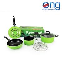 Gambar Panci Wajan Teflon Frypan Tebal 7 in 1 Maxim Halania Hal 7 Set HAL7SET dari wwanita shop undefined 1 Tokopedia