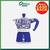 Gambar Bialetti - Mokapot Moka Express Dolce Gabbana Blu Mediterraneo - Mokapot 3 Cups dari Otten Coffee Medan undefined 1 Tokopedia