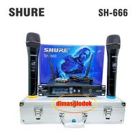 Gambar Mic Wireless Shure SH777/SH666/SH555/SH444/SH333 Box Koper Hardcase Microphone SHURE Mik Tanpa Kabel dari A-SOUND undefined 3 Tokopedia