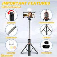 Gambar PLOKAMA TONGSIS K9 LED TONGSIS TRIPOD K9 SELFIE STICK LED 4 IN 1 170CM dari miavanesa undefined 3 Tokopedia