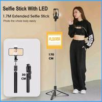 Gambar PLOKAMA TONGSIS K9 LED TONGSIS TRIPOD K9 SELFIE STICK LED 4 IN 1 170CM dari miavanesa undefined 1 Tokopedia
