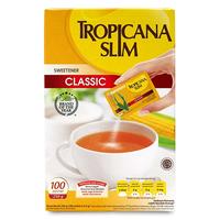 Gambar Tukuyuu Tropicana Slim Sweetener Classic 100 Sachet dari tokotokoan90 undefined 2 Tokopedia
