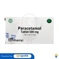 Gambar PARACETAMOL MERSIFARMA 500 MG BOX 100 TABLET dari Apotek Rafael Farma Bekasi By GoApotik undefined 1 Tokopedia