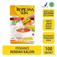 Gambar Tukuyuu Tropicana Slim Sweetener Classic 100 Sachet dari tokotokoan90 undefined 1 Tokopedia