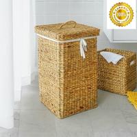 Gambar Laundry Basket/Keranjang Laundry Anyaman Eceng Gondok 35x35x58cm_Cklt ORIGINAL dari FURNITURE MODERN SWEDIA undefined 1 Tokopedia