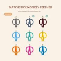 Gambar Matchstick Monkey Baby Teether Original dari saanm undefined 2 Tokopedia