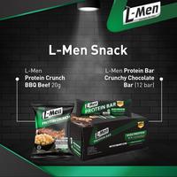 Gambar [TIDAK DIRAGUKAN] TERBUKTI KUALITASNYA!! L-Men Protein Bar Crunchy Chocolate 12 Sch (7g protein / serving) dari MAJUKAYAK12 undefined 3 Tokopedia