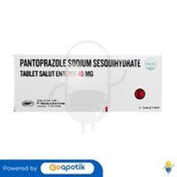 Gambar PANTOPRAZOLE SODIUM SESQUIHYDRATE MAHAKAM 40 MG BOX 30 TABLET dari Apotek Sumber Sehat 1 undefined 1 Tokopedia