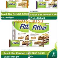 Gambar TEREPIC| FITBAR MULTIGRAIN 5 X 22 G TIRAMISU FRUITS NUTS CHOCO DELIGHT/ FIT BAR dari MASANDRASTORE71 undefined 1 Tokopedia
