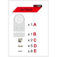 Gambar Rak Cermin Kamar mandi bulat 968 - Putih dari fariscuy undefined 5 Tokopedia