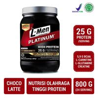 Gambar L-Men Platinum Choco Latte 800g (25g protein / serving) - Suplemen Tinggi Whey Protein Rendah Lemak dari yhan phonestore undefined 4 Tokopedia