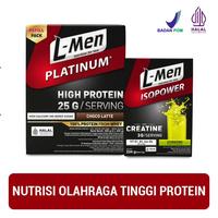 Gambar Bulking Package - L-Men Platinum Refill Choco Latte 800g + L-Men Isopower Creatine Stargizing 30 Sachet dari yhan phonestore undefined 4 Tokopedia