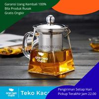Gambar WW Teko Teh Kaca Dengan Saringan Stainless Exclusive Glass Tea Pot - Transparan, 750ml dari WONGSOWANGI undefined 1 Tokopedia