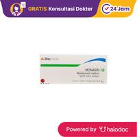 Gambar Monarin 10 mg 10 Tablet - Obat Asma - Halodoc dari Apotek Halomedika Cicendo undefined 1 Tokopedia